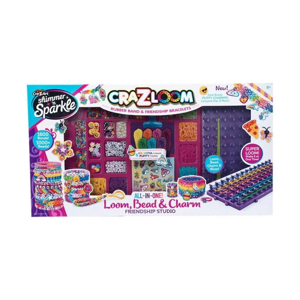 Crazloom All In One Loom Bead & Charm Friendship Studio