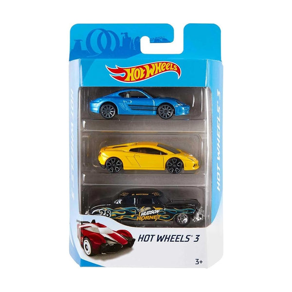 Hot Wheels ESS Basic Cars - 3 Pack - Assorted
