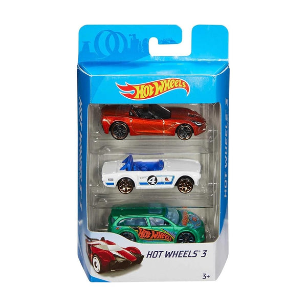 Hot Wheels ESS Basic Cars - 3 Pack - Assorted
