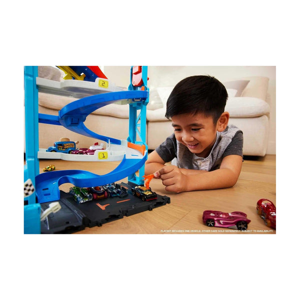 Hot Wheels City Transforming Race Tower