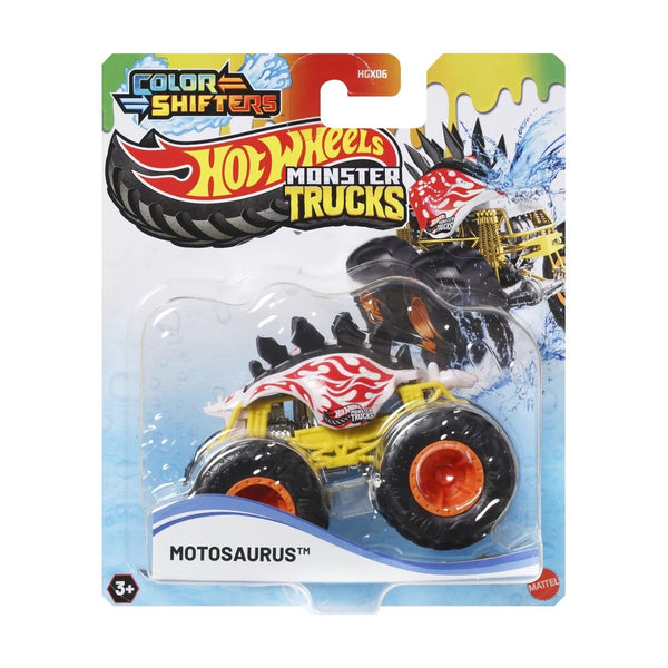 Hot Wheels Color Shifters Monster Trucks 1:64 Motosaurus