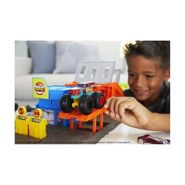 Hot Wheels Monster Trucks Blast Station Playset