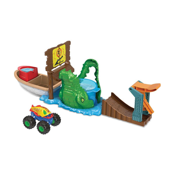 Hot Wheels Monster Trucks Swamp Chomp Playset