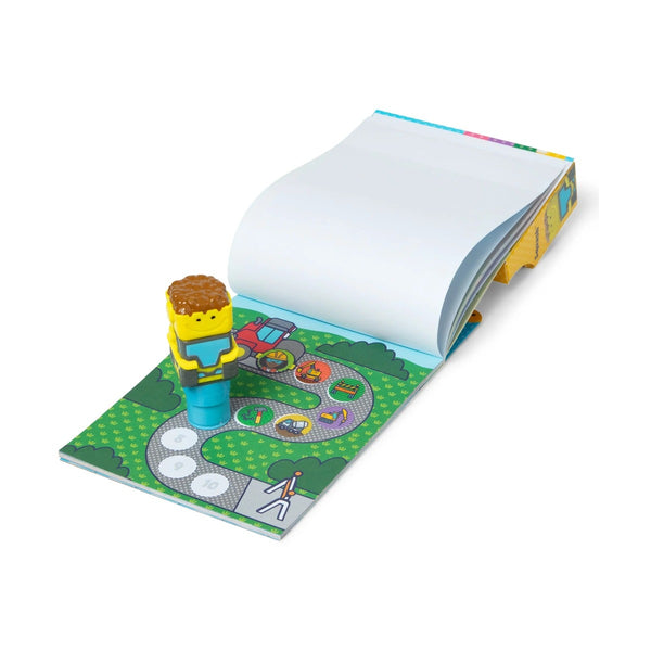 Melissa & Doug Sticker Wow Activity Pad & Sticker Stamper Bulldozer