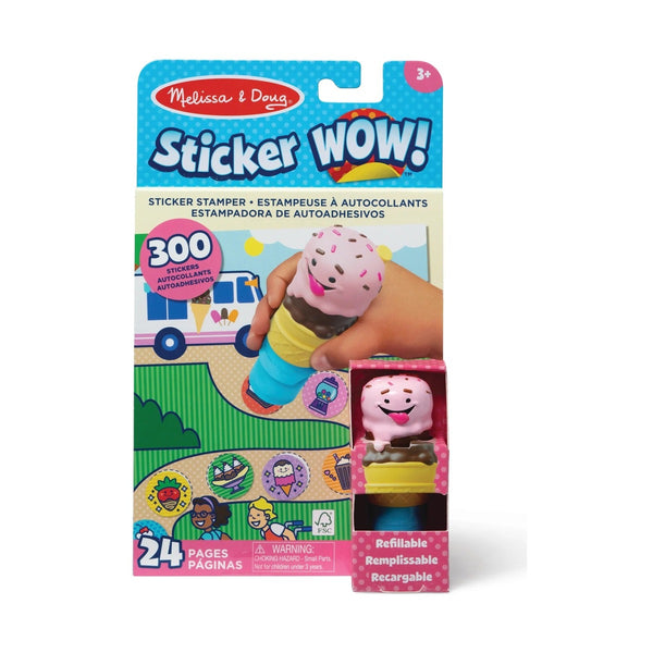Melissa & Doug Sticker Wow Activity Pad Set Ice Cream