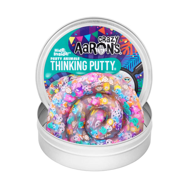 Crazy Aarons Party Animal Full Size 4 Thinking Putty Tin