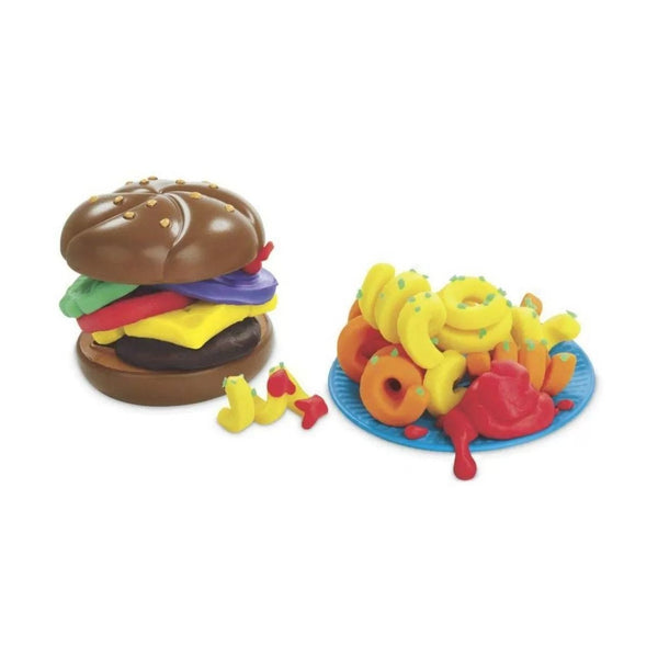 Play-Dou BURGER N FRIES SET