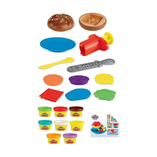 Play-Dou BURGER N FRIES SET