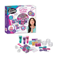 Cra-Z-Art Shimmer N Sparkle Glitter and Gem Lip Gloss Locket Kit, Ages 8+
