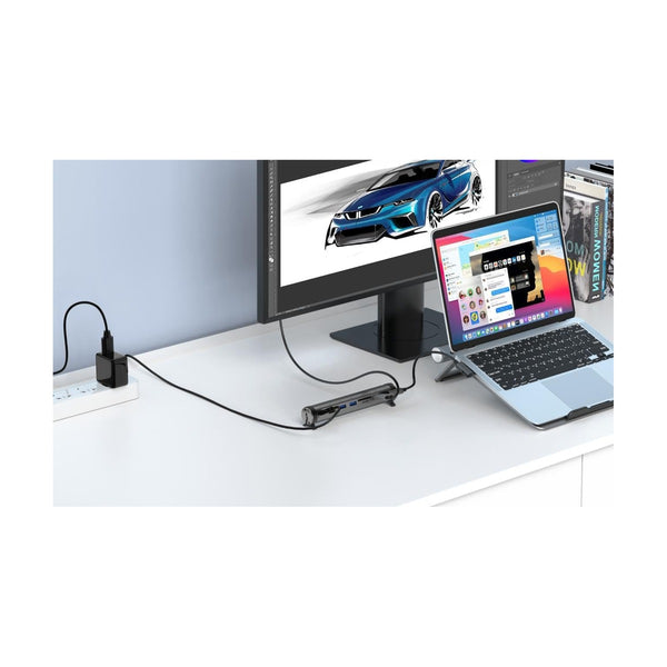 Wiwu - Laptop Stand With Docking Station A821Ch