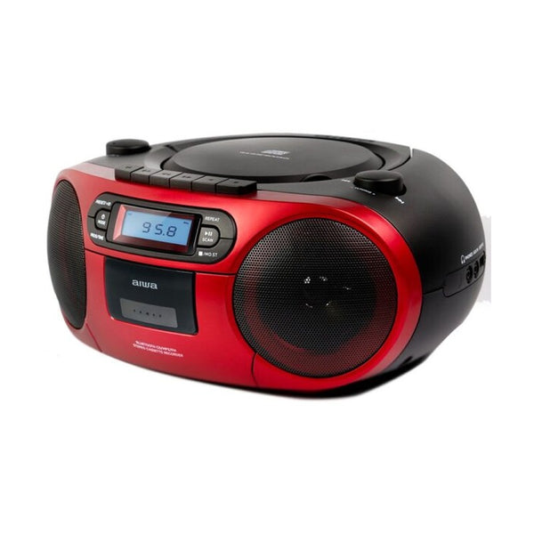 Aiwa - Bbtc-550 boombox am/fm radio and bluetooth connectivity