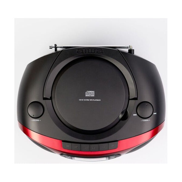 Aiwa - Bbtc-550 boombox am/fm radio and bluetooth connectivity