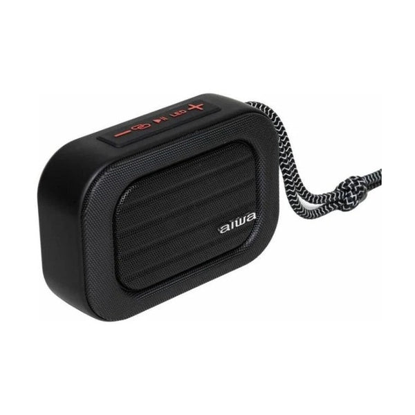 Aiwa - BST-130tn – 5 w rms, bluetooth 5.2, rgb lighting, 1200 mah battery, Black