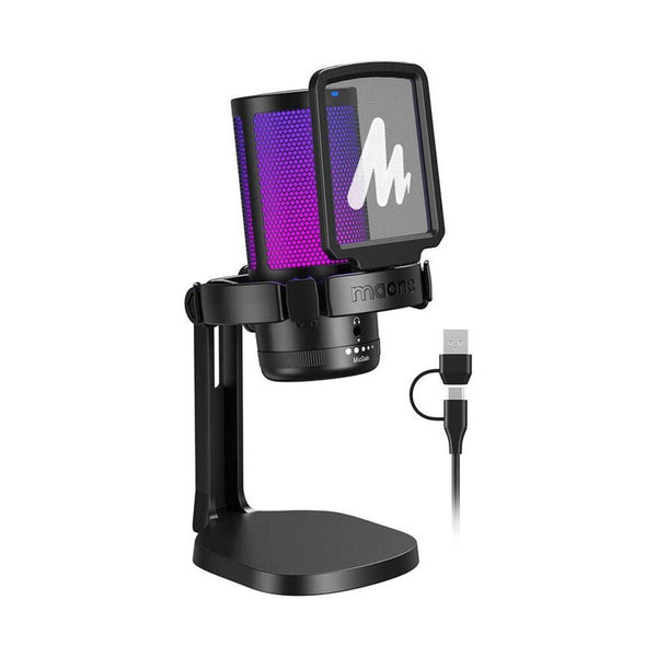 Maono DGM20 Gaming Microphone Black - USB Cardioid Streaming Kit