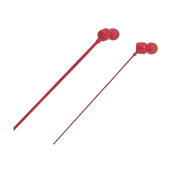 JBL - Tune 110 wired in ear headphones red