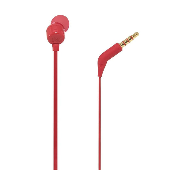 JBL - Tune 110 wired in ear headphones red