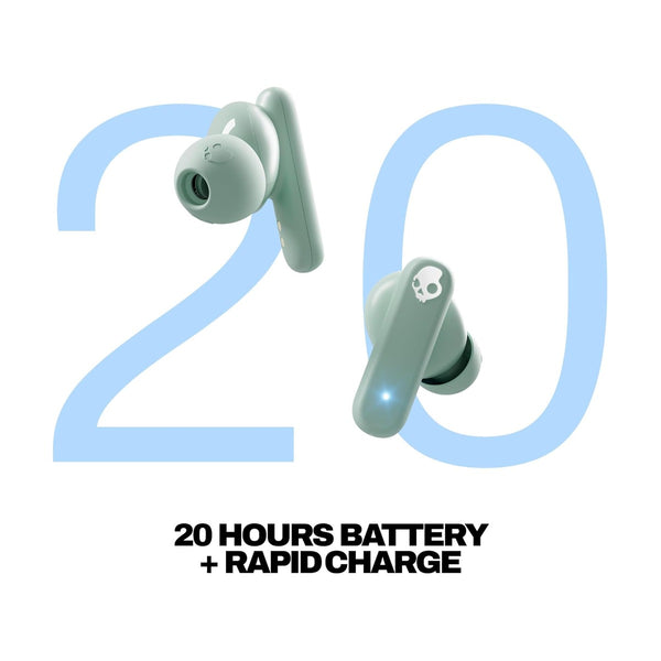Skullcandy Smokin Buds - Earbuds - Preppy Sage