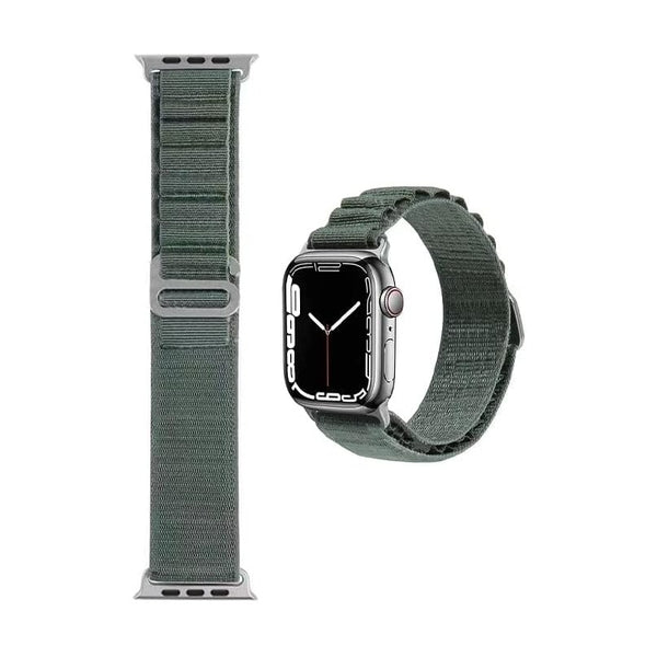 Wiwu - Nylon Watch Band For Apple Watch 42/44/45/49 Green
