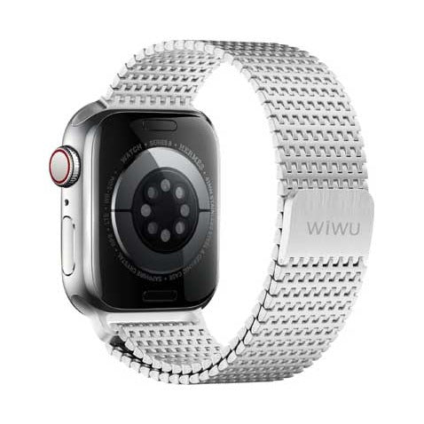Wiwu - 42/44/45/49 Stainless Steel Watch Band Wi-Wb002 Silver
