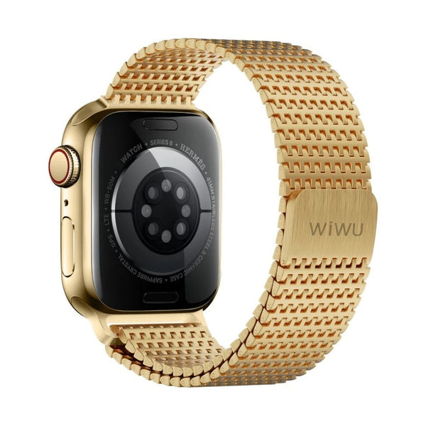 Wiwu - 42/44/45/49 Stainless Steel Watch Band Wi-Wb002 Gold