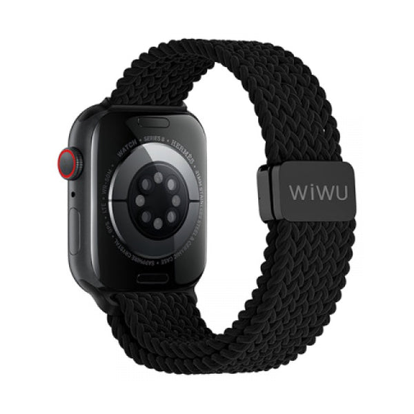 Wiwu - 42/44/45/49 Nylon Magnetic Watch Band Wi-Wb004 Black