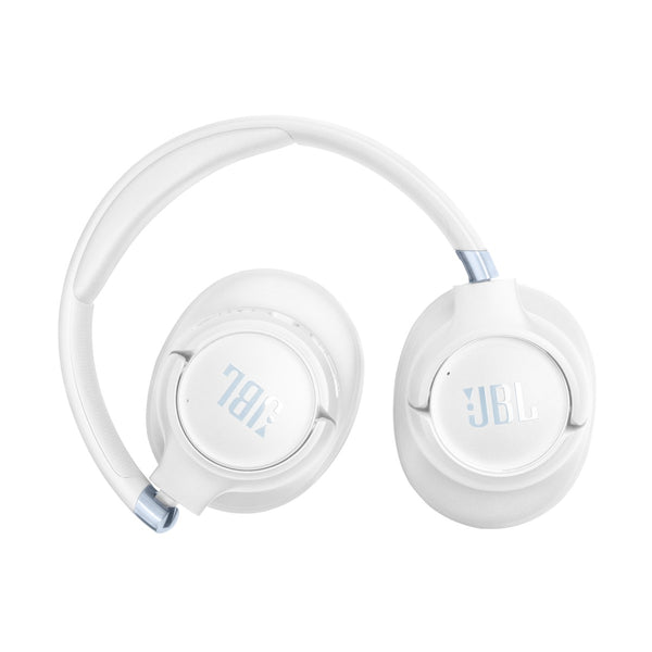سماعات JBL Tune 780NC اللاسلكية فوق الأذن بخاصية إلغاء الضوضاء التكيفية - أبيض