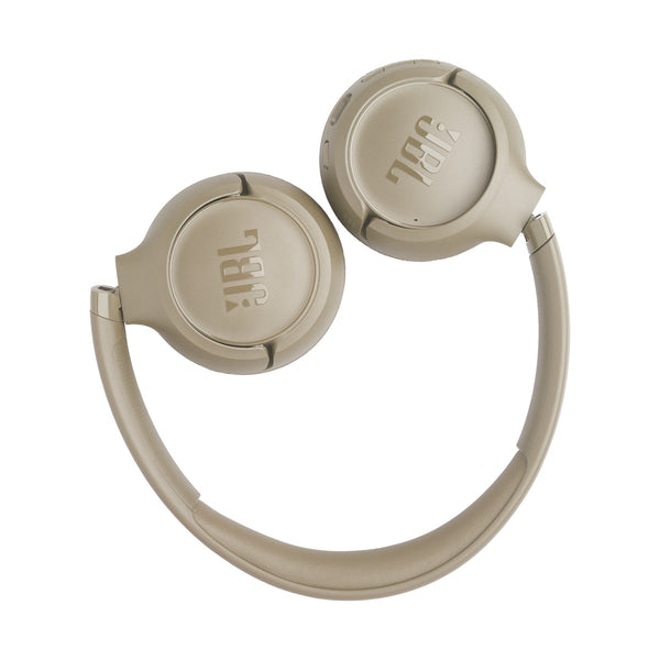سماعات رأس لاسلكية JBL Tune 530BT بلوتوث توضع فوق الأذن - بيج