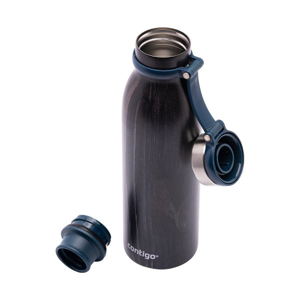 Contigo Autoseal Matterhorne Couture Vacuum Stainless Steel Bottle 590 Ml, Indigo Wood