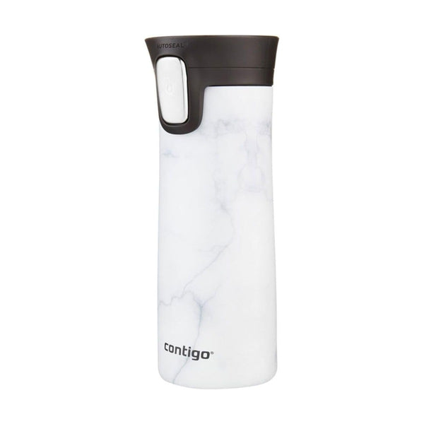 Contigo Autoseal Pinnacle Couture Vacuum Stainless Steel Travel Mug 420 Ml, White Marble