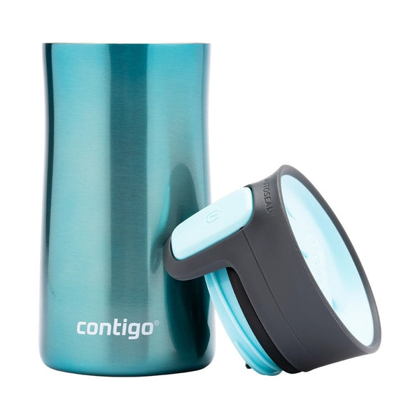 Contigo Autoseal Pinnacle Vacuum Insulated Stainless Steel Travel Mug 300 ml, Tantalizing Blue