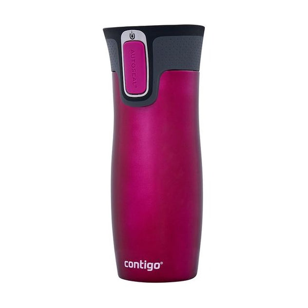 Contigo Autoseal West Loop Vacuum Insulated Stainless Steel Travel Mug 470 ML, Raspberry