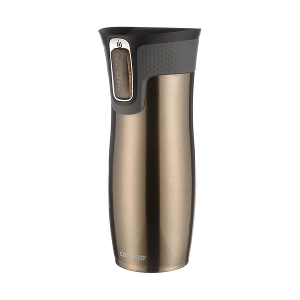 Contigo Autoseal West Loop Vacuum Insulated Stainless Steel Travel Mug 470 ml, Latte Tm