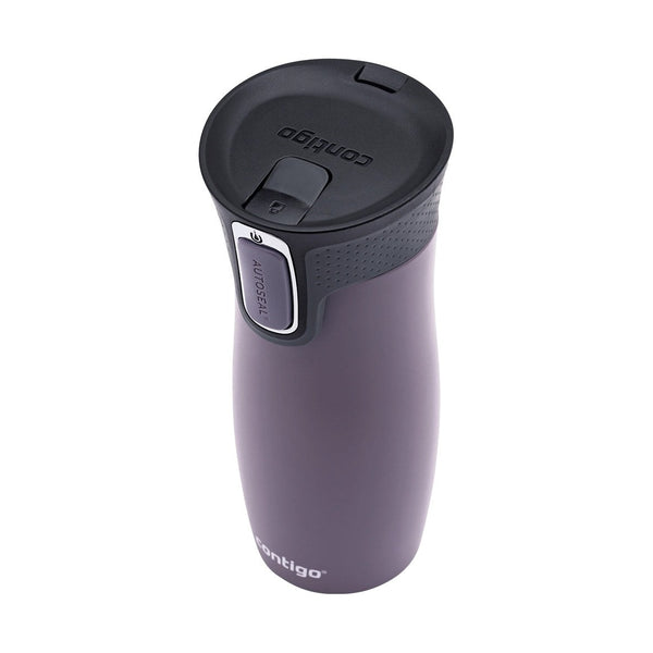 Contigo Autoseal West Loop Vacuum Stainless Steel Travel Mug 470 Ml, Dark Plum