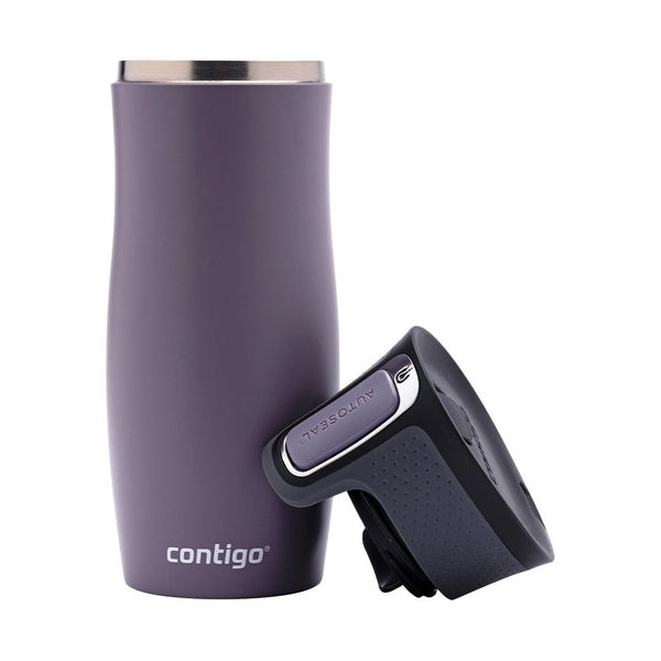 Contigo Autoseal West Loop Vacuum Stainless Steel Travel Mug 470 Ml, Dark Plum