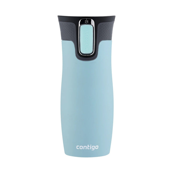 Contigo Autoseal West Loop Vacuum Stainless Steel Travel Mug 470 Ml, Iced Aqua