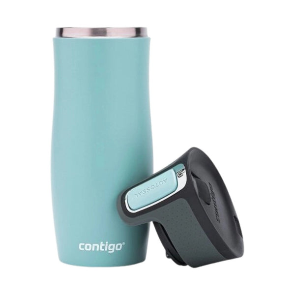 Contigo Autoseal West Loop Vacuum Stainless Steel Travel Mug 470 Ml, Iced Aqua