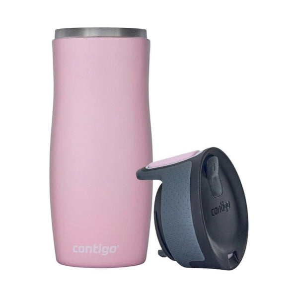 Contigo Autoseal West Loop Vacuum Stainless Steel Travel Mug 470 Ml, Millenial Pink