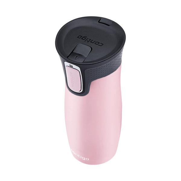 Contigo Autoseal West Loop Vacuum Stainless Steel Travel Mug 470 Ml, Millenial Pink