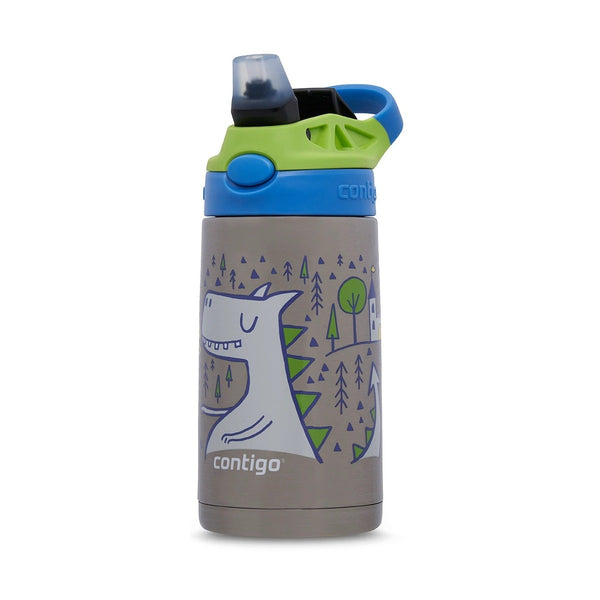 Contigo Autospout Kids Easy-Clean Stainless Steel, 380 Ml, Matcha Drago