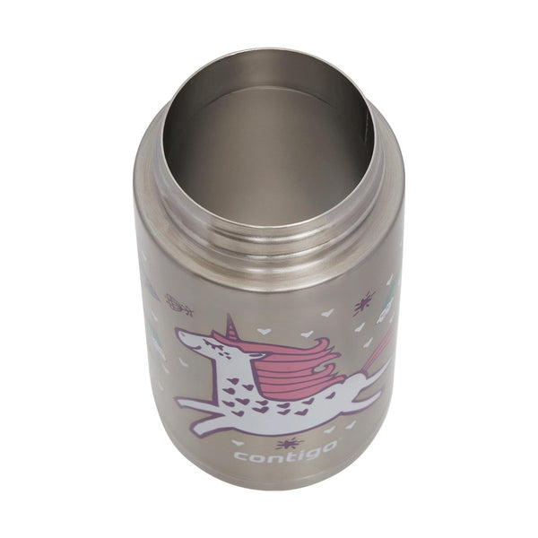 Contigo Autospout Kids Easy-Clean Stainless Steel, 380 Ml, Strawberry Unicorn