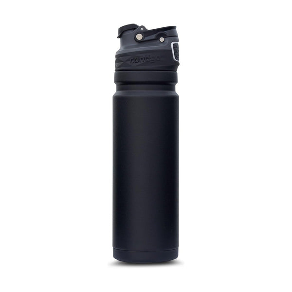 Contigo Premium Outdoor Free Flow Stainless Steel 720 Ml, Black Emea