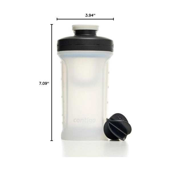Contigo Shake Go 2.0 Protien Shaker, 590 Ml, Salt Emea
