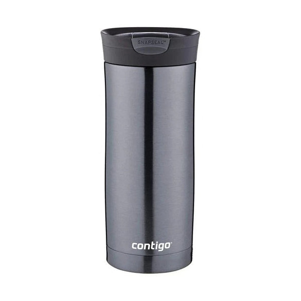 Contigo Snapseal Huron Vacuum Insulated Stainless Steeel Travel Mug, 470 ml, Gunmetal