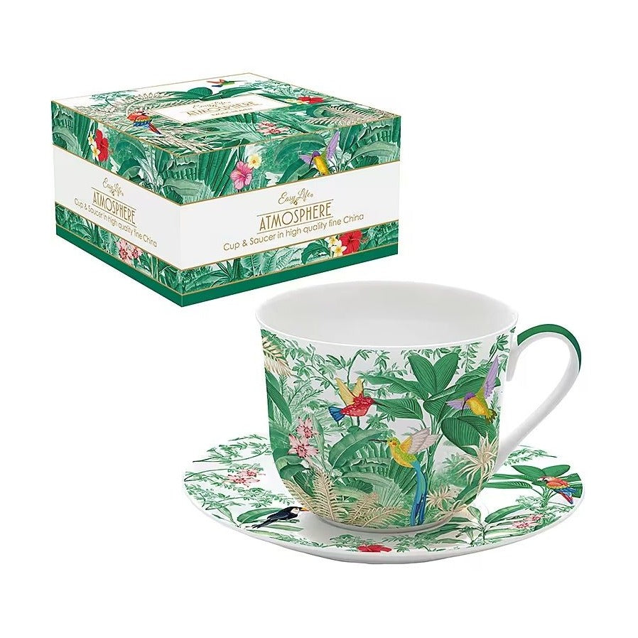 Easy Life - Exotic Heaven Breakfast Cup&Saucer Fine China 400Ml