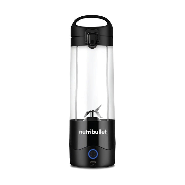Nutribullet Portable Blender With Handled Sip Lid, Rechargeable Battery, Bpa-Free 475Ml 100W - Black