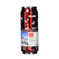 Ibili Eco Thermo Can 500 ml Red - Vacuum Insulated Straw Cup