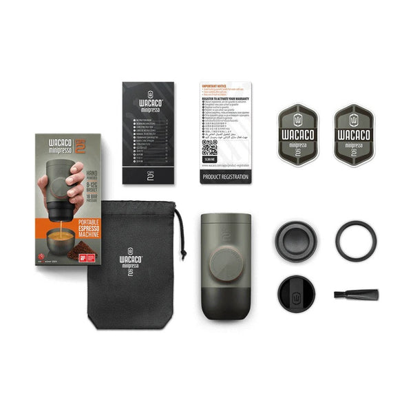 Wacaco - Minipresso Gr2 - Ground Coffee -Grey Olive