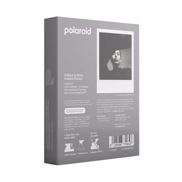 Polaroid - I-Type - Instant Film - Black & White Double Pack - 8 Photos