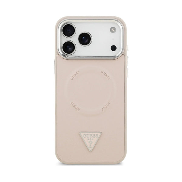 GUESS - MAGSAFE PU LEATHER CASE IPHONE 17 PRO MAX - PINK