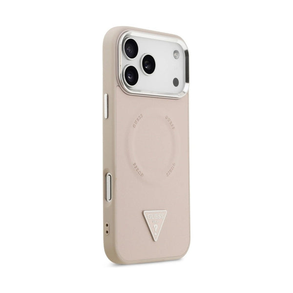 GUESS - MAGSAFE PU LEATHER CASE IPHONE 17 PRO MAX - PINK